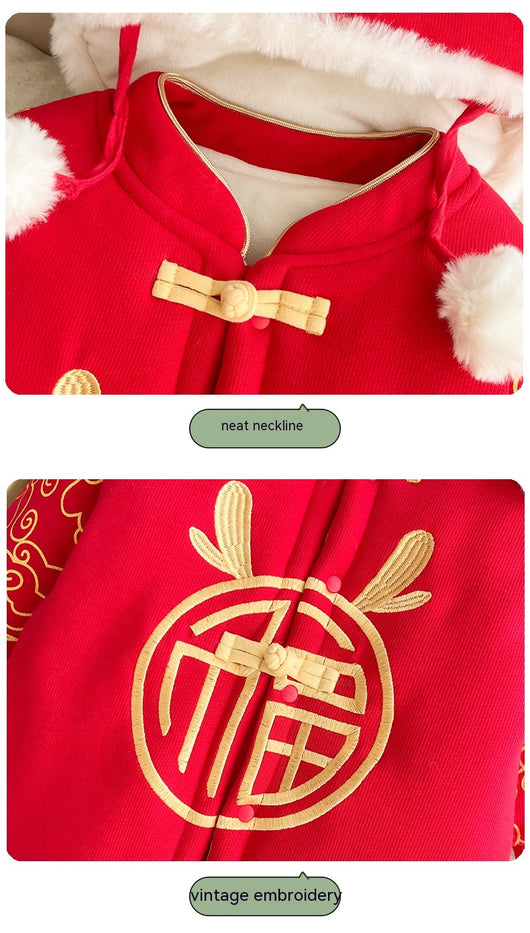 Mameluco Festivo Año Nuevo para Bebé Recién Nacido - Image 17