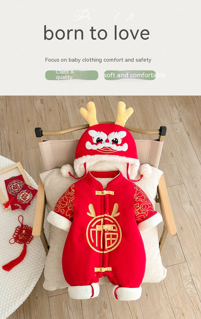 Mameluco Festivo Año Nuevo para Bebé Recién Nacido - Image 20