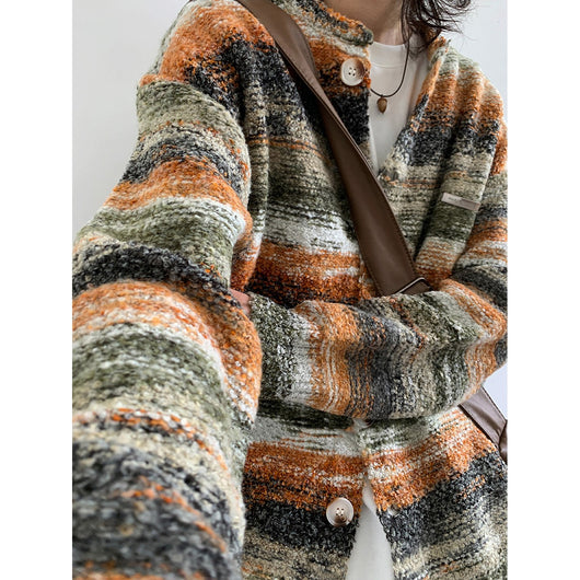 Cardigan Tejido Estilo Japonés Cómodo para Mujer - Image 8