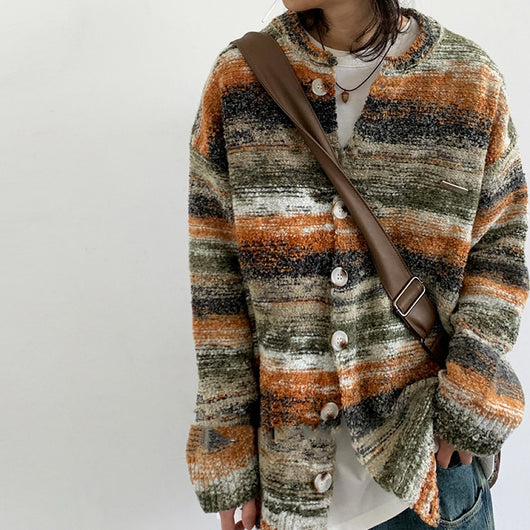 Cardigan Tejido Estilo Japonés Cómodo para Mujer - Image 11
