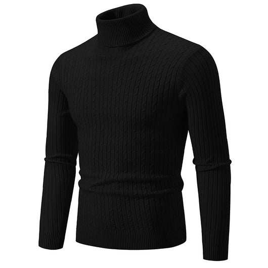 Suéter Casual de Cuello Alto para Hombre - Image 39