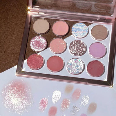 Paleta de Sombras Amber de 12 Tonos - Maquillaje Profesional - Image 6