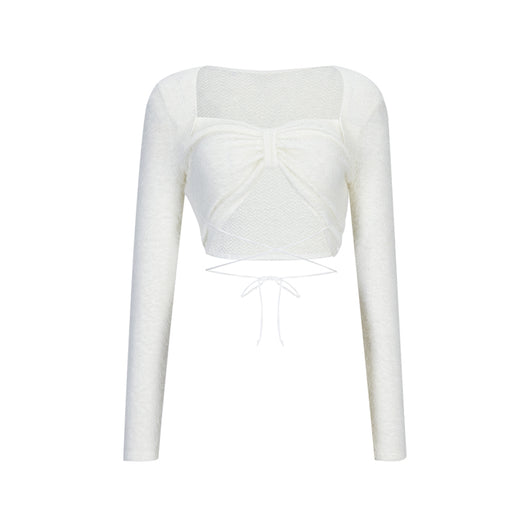 Top Tejido de Visón con Espalda Descubierta y Cordones - Otoño Invierno - Image 15