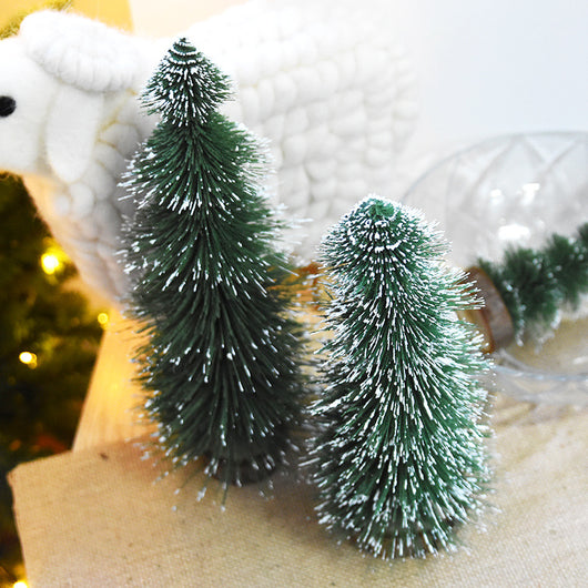 Árbol de Navidad Pequeño de Mesa con Ramas Nevadas - Image 10