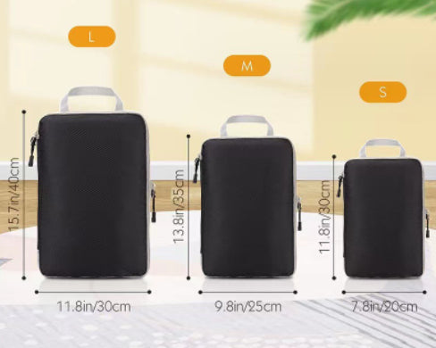 Juego de 3 Bolsas de Compresión Expandibles para Viajes y Almacenamiento - Image 18