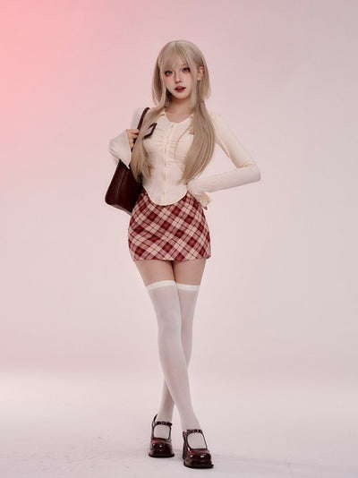 Blusa Reductora de Cintura con Solapa y Manga Larga para Mujer - Image 12