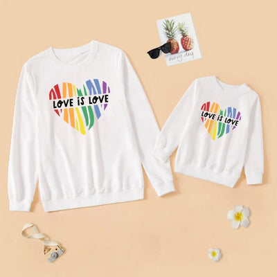 Suéter a Juego Mamá e Hija con Estampado de Letras - Tres Colores - Image 14