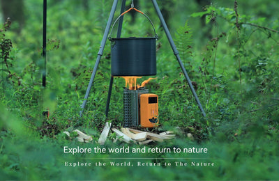 Estufa de Camping Plegable con Generador Térmico y Detección Inteligente - Image 16