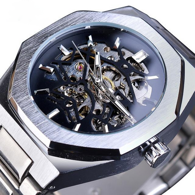 Reloj Mecánico Automático con Esfera Hueca - Image 10