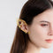 Aretes Vintage de Pétalos sin Perforación - Clip para Oreja