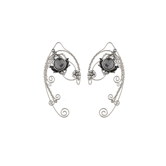 Aretes Vintage de Pétalos sin Perforación - Clip para Oreja - Image 13
