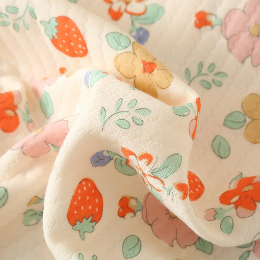 Pijama Acolchado Tres Capas Mujer Suelto Solapas Calorías Ropa de Casa - Image 44