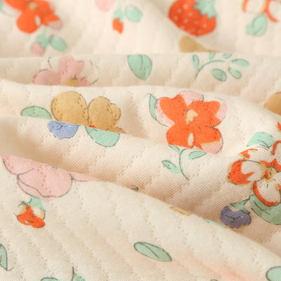Pijama Acolchado Tres Capas Mujer Suelto Solapas Calorías Ropa de Casa - Image 46