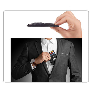 Cartera Delgada Antirrobo para Hombre con Protección RFID - Image 8