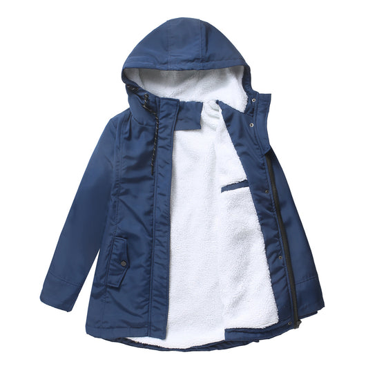 Abrigo de Invierno para Mujer Talla Europea Acolchado con Forro de Terciopelo - Image 12