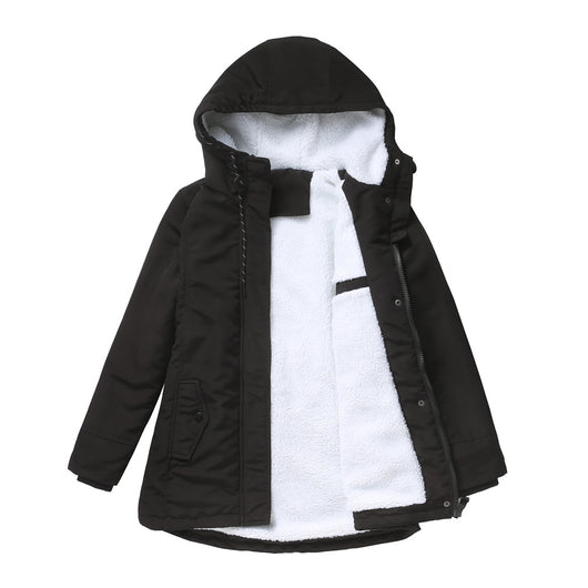 Abrigo de Invierno para Mujer Talla Europea Acolchado con Forro de Terciopelo - Image 16