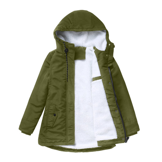 Abrigo de Invierno para Mujer Talla Europea Acolchado con Forro de Terciopelo - Image 18