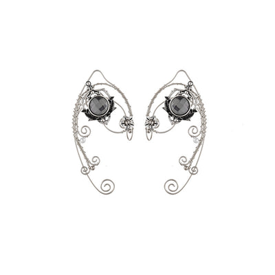 Aretes Vintage de Pétalos sin Perforación - Clip para Oreja - Image 18