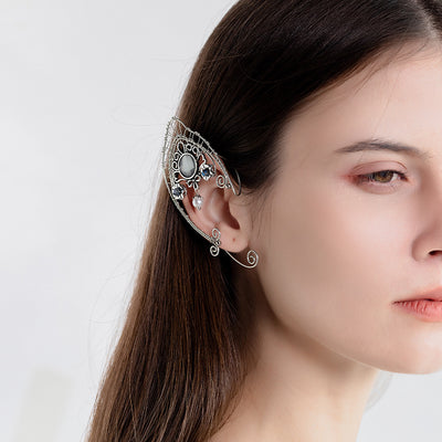 Aretes Vintage de Pétalos sin Perforación - Clip para Oreja - Image 19