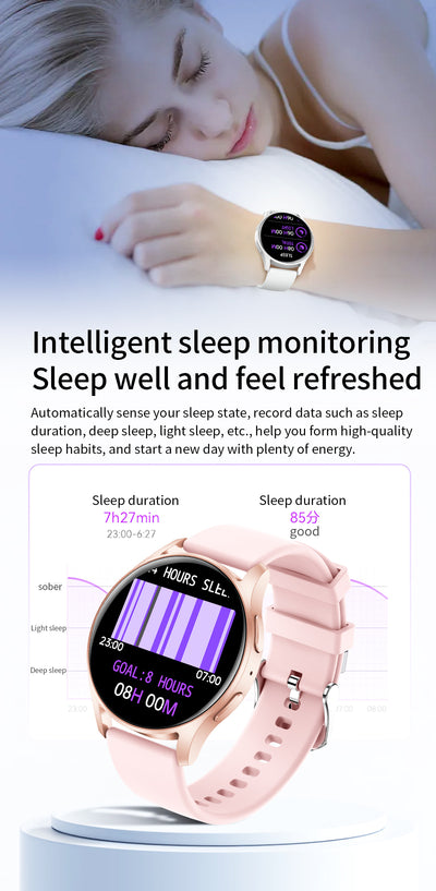 Pulsera Inteligente con Llamadas Bluetooth y Múltiples Funciones - Image 19
