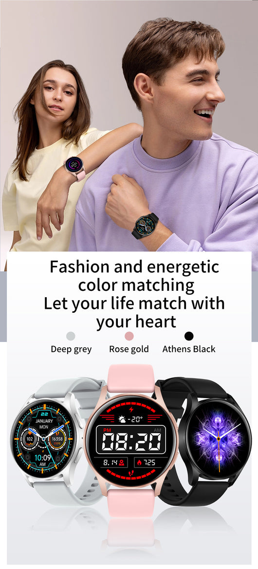 Pulsera Inteligente con Llamadas Bluetooth y Múltiples Funciones - Image 21