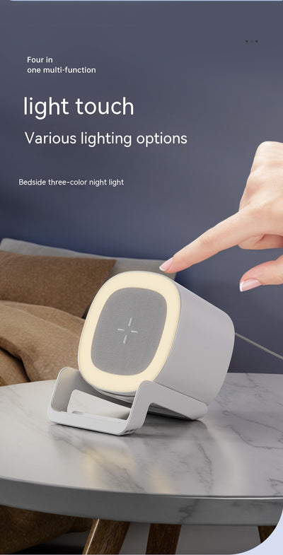 Soporte Móvil 4 en 1 con Carga Inalámbrica y Bluetooth - Image 9