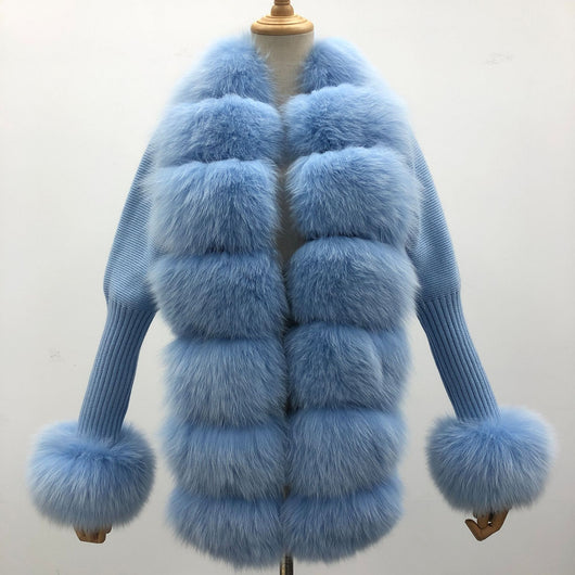 Cardigan Tejido para Mujer con Cuello de Zorro Desmontable - Otoño e Invierno - Image 19