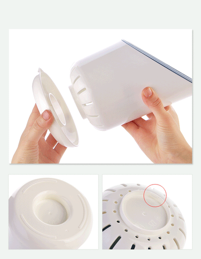 Escurridor de Cocina Desmontable con Barril de Almacenamiento - Image 15