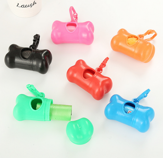 Dispensador de Bolsas para Desechos en Forma de Hueso
