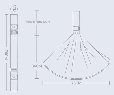 Cargador de Bebé Horizontal Transpirable Multifuncional Ligero - Image 6