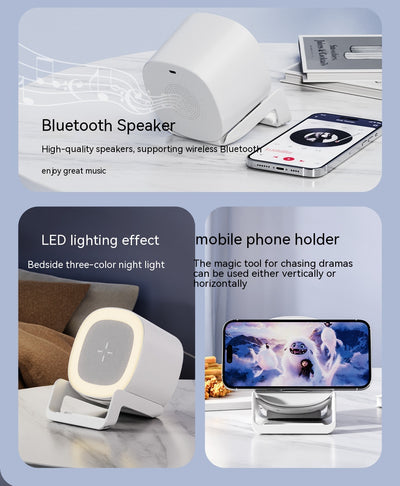 Soporte Móvil 4 en 1 con Carga Inalámbrica y Bluetooth - Image 22