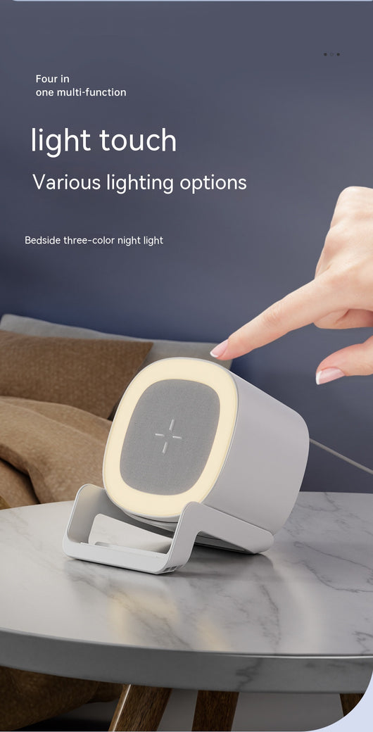 Soporte Móvil 4 en 1 con Carga Inalámbrica y Bluetooth - Image 23