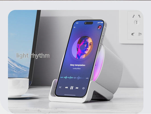 Soporte Móvil 4 en 1 con Carga Inalámbrica y Bluetooth - Image 27