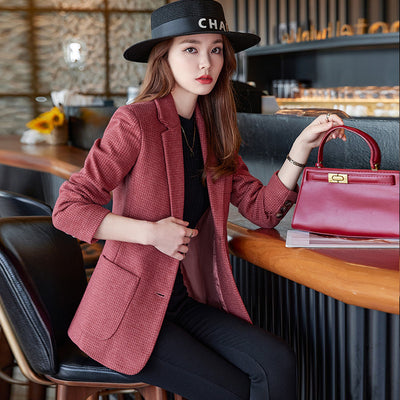 Blazer Pata de Gallo Mujer Elegante y Reductor - Image 15