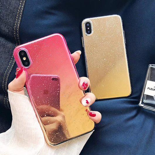 Funda para teléfono con efecto degradado y relieve de gotas de lluvia - Image 7