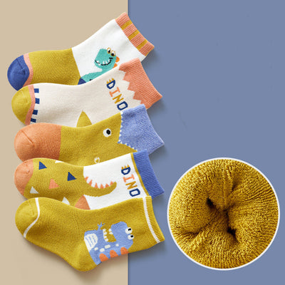 Calcetines Térmicos Infantiles Estampados - Tubo Grueso para Invierno - Image 7