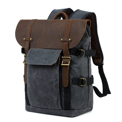 Bolsa de Cámara Crazy Horse - Cuero Resistente y Elegante