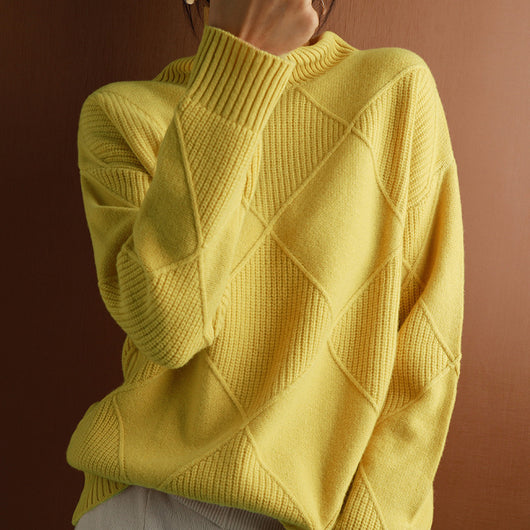 Suéter de Manga Larga para Otoño e Invierno - Prenda Base Versátil - Image 16
