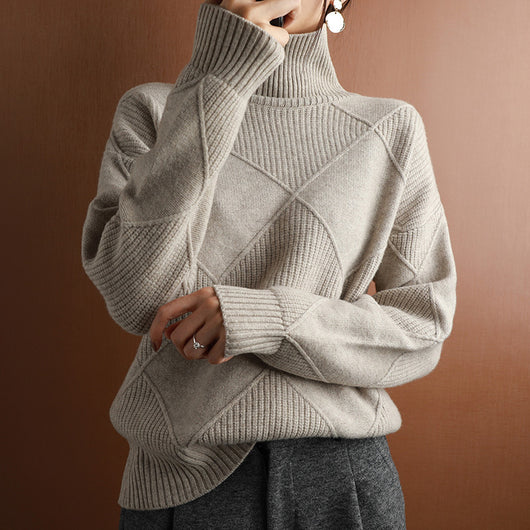 Suéter de Manga Larga para Otoño e Invierno - Prenda Base Versátil - Image 19