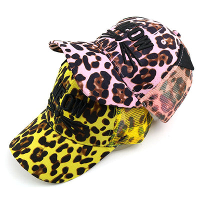 Gorra de Béisbol Infantil Estampado Leopardo con Bordado de Gato - Image 11