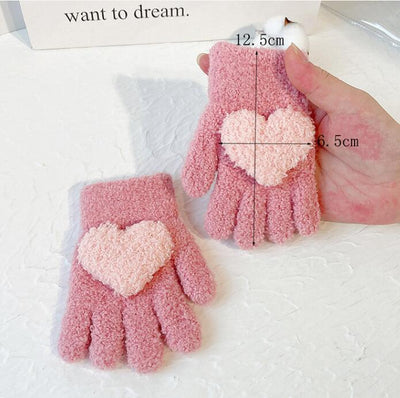 Guantes Infantiles Pure Color Love - Abrigo y Protección contra el Frío - Image 9