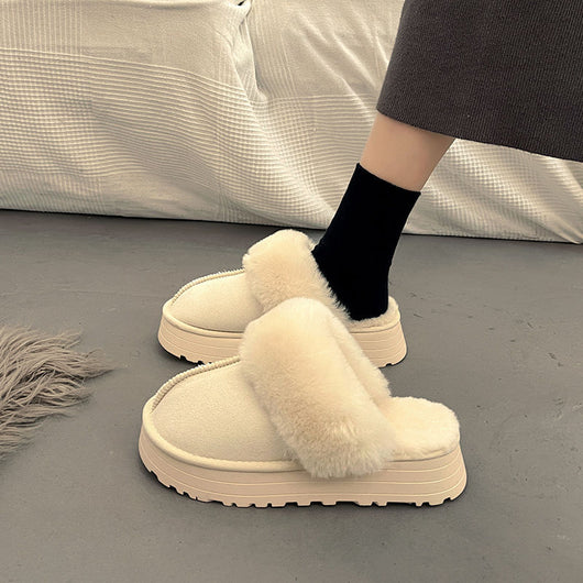 Botas de Nieve con Pantuflas Peludas Integradas para Mujer - Image 8