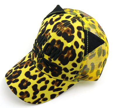 Gorra de Béisbol Infantil Estampado Leopardo con Bordado de Gato - Image 19