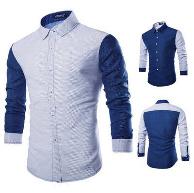 Camisa Estampado Puntos para Hombre