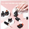 Set de 184 Colores de Esmalte Gel Profesional con Base y Top Coat Sin Lavado
