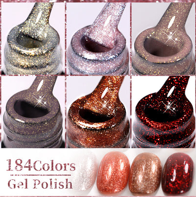 Set de 184 Colores de Esmalte Gel Profesional con Base y Top Coat Sin Lavado - Image 39