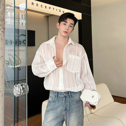 Camisa de Manga Larga Transpirable con Protección Solar para Hombre - Image 13