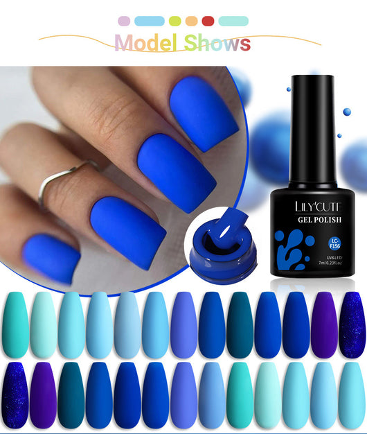 Set de 184 Colores de Esmalte Gel Profesional con Base y Top Coat Sin Lavado - Image 46