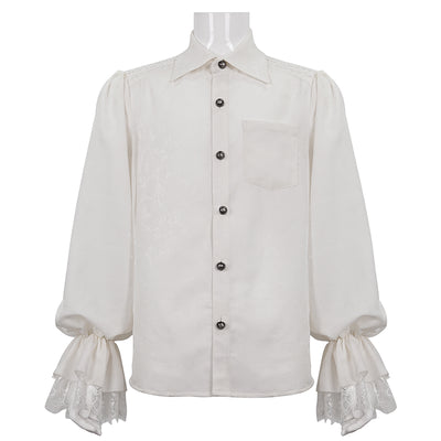 Camisa Gótica de Manga Larga con Volantes para Hombre - Image 17