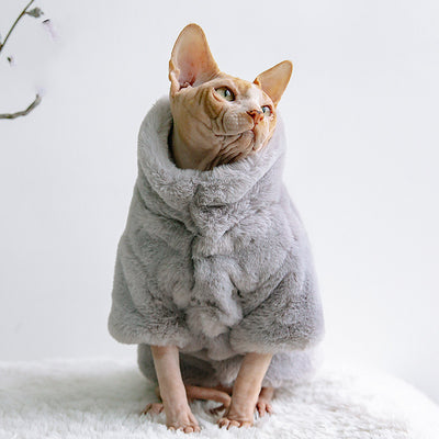 Ropa Térmica para Gatos sin Pelo - Abrigo Grueso y Suave para Otoño e Invierno - Image 9